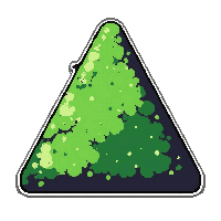 triangular rune  moss covered rune