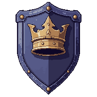 tower shield  with crown emblem