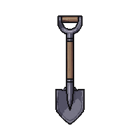 shovel  diamond edged