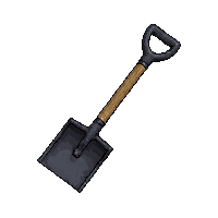 shovel  rubber grip modern