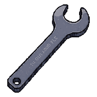 wrench  ancient cracked
