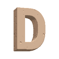 block letter d