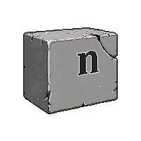 block letter n