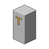 block letter t