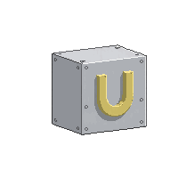 block letter u