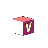 block letter v