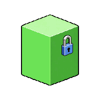 lock block green