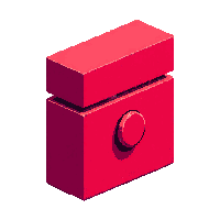 lock block red