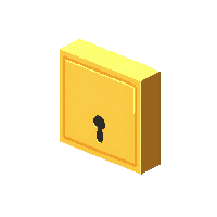 lock block yellow