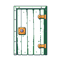 door green locked