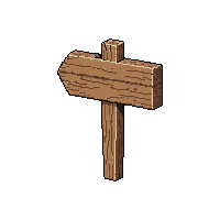 sign arrow left