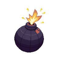 bomb fuse lit