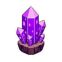 crystal cluster decor