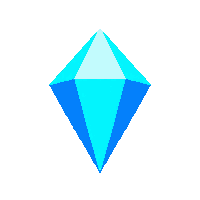 crystal light blue
