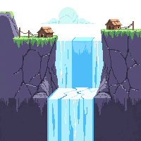 waterfall section