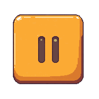 puzzle ui pause button orange double bars