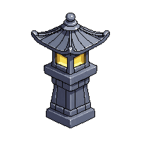 stone lantern japanese pagoda garden ornament gray