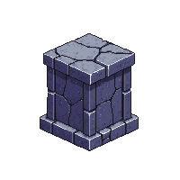 stone pedestal short column flat top display