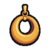 moon crescent amulet  legendary ornate