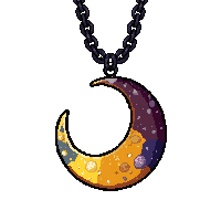 moon crescent amulet  mythic rainbow tier