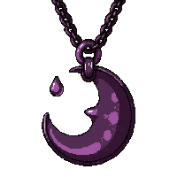 moon crescent amulet  poison coated venomous