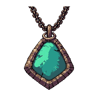 rune stone amulet  ancient weathered