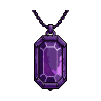rune stone amulet  epic purple tier