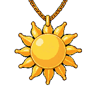 sun rayed amulet  common starter tier