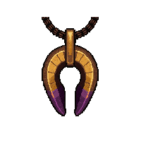 tooth fang amulet  common starter tier