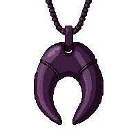 tooth fang amulet  cursed dark