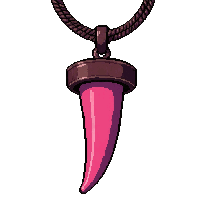 tooth fang amulet  shadow touched ethereal