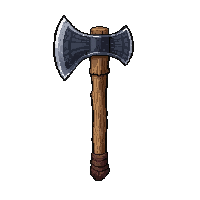 lumberjack splitting axe  legendary ornate