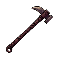 throwing tomahawk  rusted broken