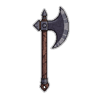 viking war axe  ancient weathered