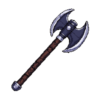 viking war axe  shadow touched ethereal