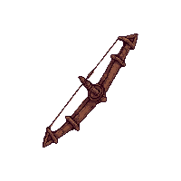 longbow wooden  demonic infernal
