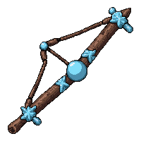 longbow wooden  frost enchanted icy