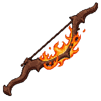 recurve composite  fire enchanted molten