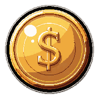 iron coin  shiny mirror polished