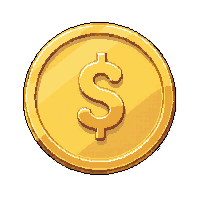 iron coin  single coin face up