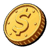 iron coin  stamped with star