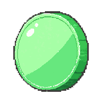 jade coin  smooth blank face