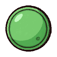 jade coin  stamped with rune