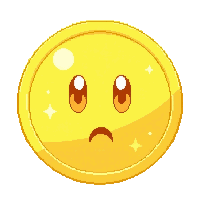 magical glowing coin  double headed
