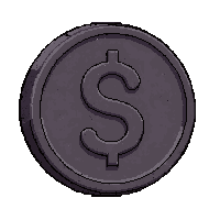 obsidian coin  large denomination