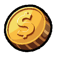 obsidian coin  single coin tilted