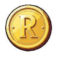 platinum coin  stamped with rune