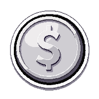 silver coin  cursed shadowy