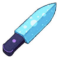 push knife knuckle  frost enchanted icy