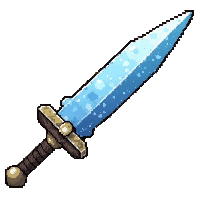 sai prong dagger  frost enchanted icy